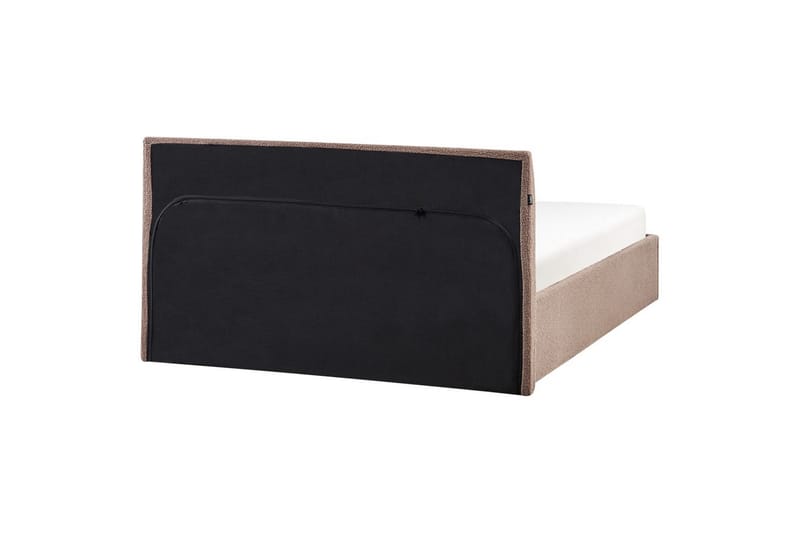 Seng med oppbevaring Orbey - Brun, 140x200 cm - Møbler - Senger - Sengeramme & sengestamme