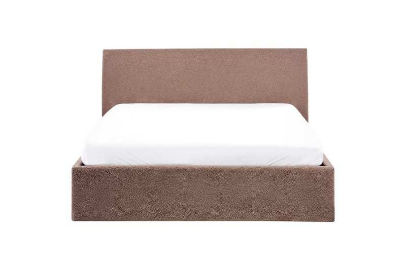 Seng med oppbevaring Orbey - Brun, 140x200 cm - Møbler - Senger - Sengeramme & sengestamme
