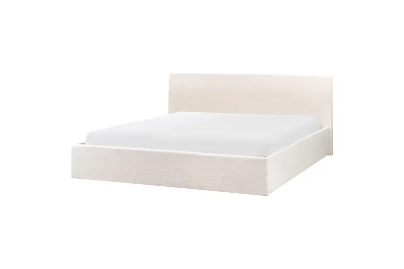 Seng med oppbevaring Orbey - Hvit, 180x200 cm - Møbler - Senger - Sengeramme & sengestamme
