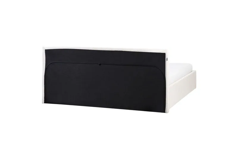 Seng med oppbevaring Orbey - Hvit, 180x200 cm - Møbler - Senger - Sengeramme & sengestamme