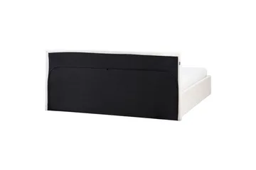 Seng med oppbevaring Orbey - Hvit, 180x200 cm - Møbler - Senger - Sengeramme & sengestamme