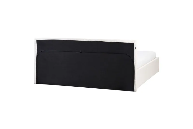 Seng med oppbevaring Orbey - Hvit, 180x200 cm - Møbler - Senger - Sengeramme & sengestamme