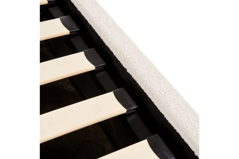 Seng med oppbevaring Orbey - Hvit, 180x200 cm - Møbler - Senger - Sengeramme & sengestamme