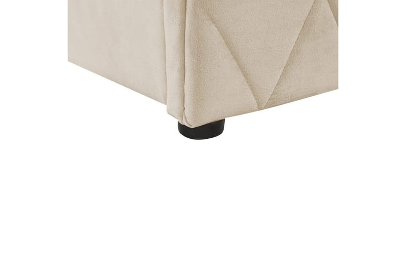Seng med oppbevaring Rochefort - Beige, 140x200 cm - Møbler - Senger - Sengeramme & sengestamme