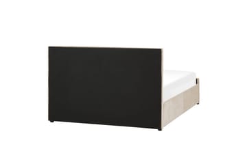 Seng med oppbevaring Rochefort - Beige, 140x200 cm - Møbler - Senger - Sengeramme & sengestamme