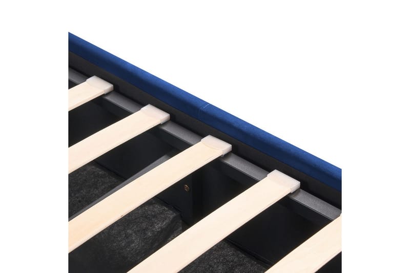 Seng med oppbevaring Rochefort - Blå, 140x200 cm - Møbler - Senger - Sengeramme & sengestamme