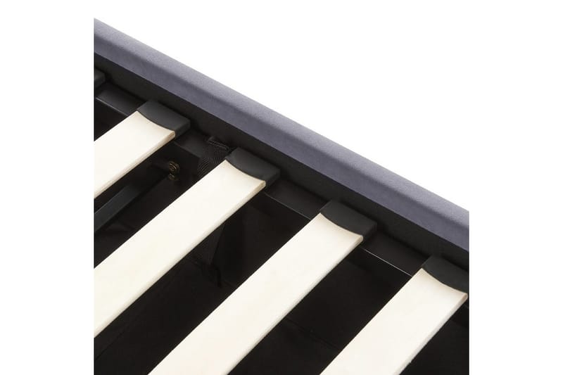 Seng med oppbevaring Rouen - Grå, 140x200 cm - Møbler - Senger - Sengeramme & sengestamme