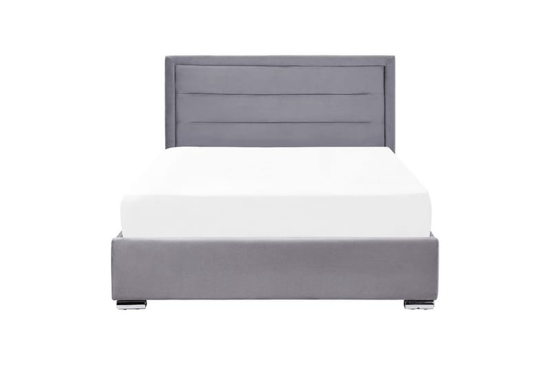 Seng med oppbevaring Rouen - Grå, 140x200 cm - Møbler - Senger - Sengeramme & sengestamme