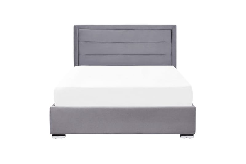 Seng med oppbevaring Rouen - Grå, 140x200 cm - Møbler - Senger - Sengeramme & sengestamme