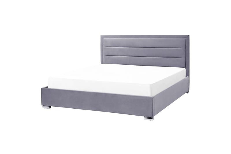 Seng med oppbevaring Rouen - Grå, 180x200 cm - Møbler - Senger - Sengeramme & sengestamme