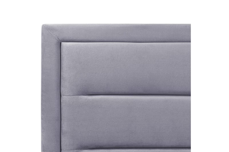 Seng med oppbevaring Rouen - Grå, 180x200 cm - Møbler - Senger - Sengeramme & sengestamme