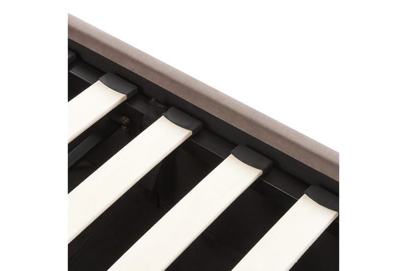 Seng med oppbevaring Rouen - Taupe, 140x200 cm - Møbler - Senger - Sengeramme & sengestamme