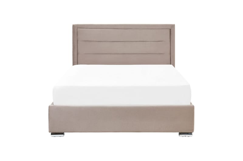 Seng med oppbevaring Rouen - Taupe, 140x200 cm - Møbler - Senger - Sengeramme & sengestamme