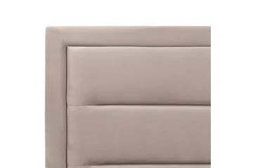 Seng med oppbevaring Rouen - Taupe, 140x200 cm - Møbler - Senger - Sengeramme & sengestamme