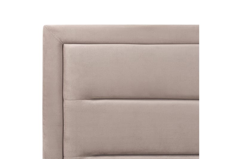 Seng med oppbevaring Rouen - Taupe, 140x200 cm - Møbler - Senger - Sengeramme & sengestamme