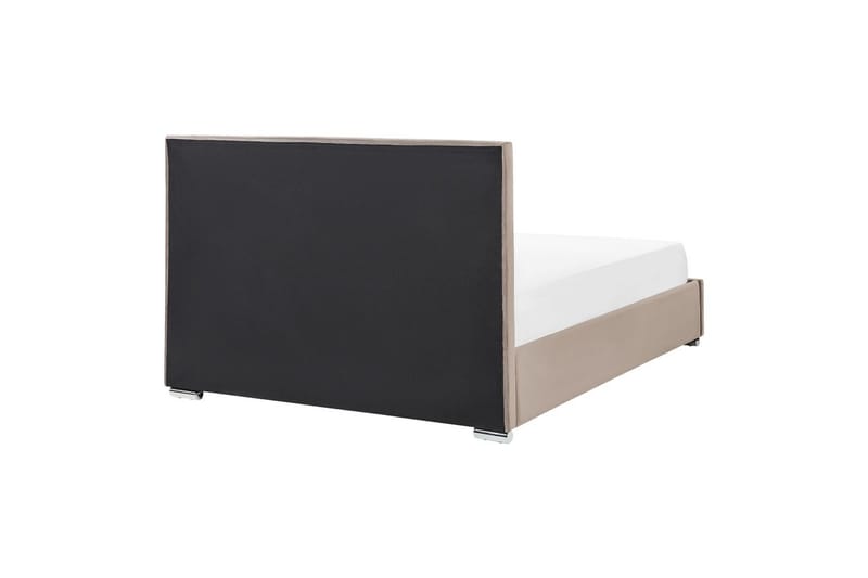 Seng med oppbevaring Rouen - Taupe, 160x200 cm - Møbler - Senger - Sengeramme & sengestamme