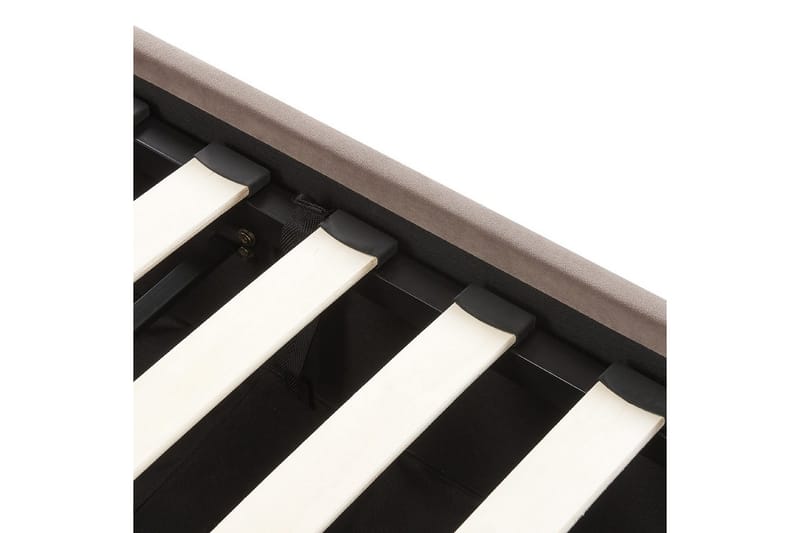 Seng med oppbevaring Rouen - Taupe, 180x200 cm - Møbler - Senger - Sengeramme & sengestamme