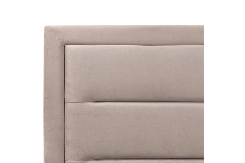 Seng med oppbevaring Rouen - Taupe, 180x200 cm - Møbler - Senger - Sengeramme & sengestamme