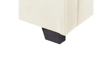 Seng med oppbevaring Vincennes - Hvit, Svart, 160x200 cm - Møbler - Senger - Sengeramme & sengestamme