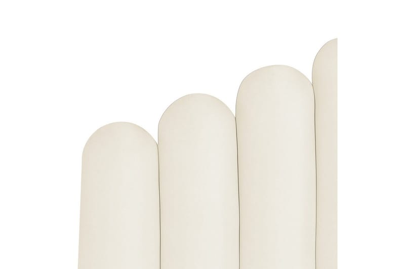 Seng med oppbevaring Vincennes - Hvit, Svart, 180x200 cm - Møbler - Senger - Sengeramme & sengestamme