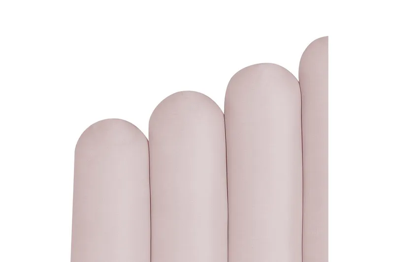 Seng med oppbevaring Vincennes - Rosa, Svart, 140x200 cm - Møbler - Senger - Sengeramme & sengestamme