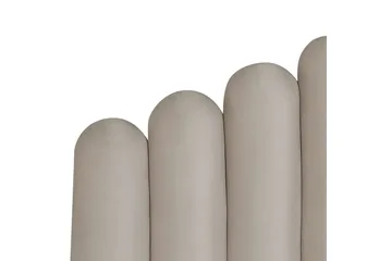 Seng med oppbevaring Vincennes - Taupe, svart, 160x200 cm - Møbler - Senger - Sengeramme & sengestamme