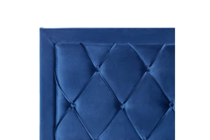 Seng med oppbevaringsskuffer Lievin - Blå, 160x200 cm - Møbler - Senger - Sengeramme & sengestamme