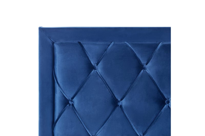 Seng med oppbevaringsskuffer Lievin - Blå, 160x200 cm - Møbler - Senger - Sengeramme & sengestamme