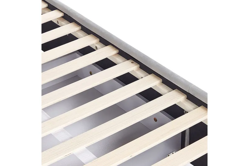 Seng med oppbevaringsskuffer Lievin - Grå, 180x200 cm - Møbler - Senger - Sengeramme & sengestamme