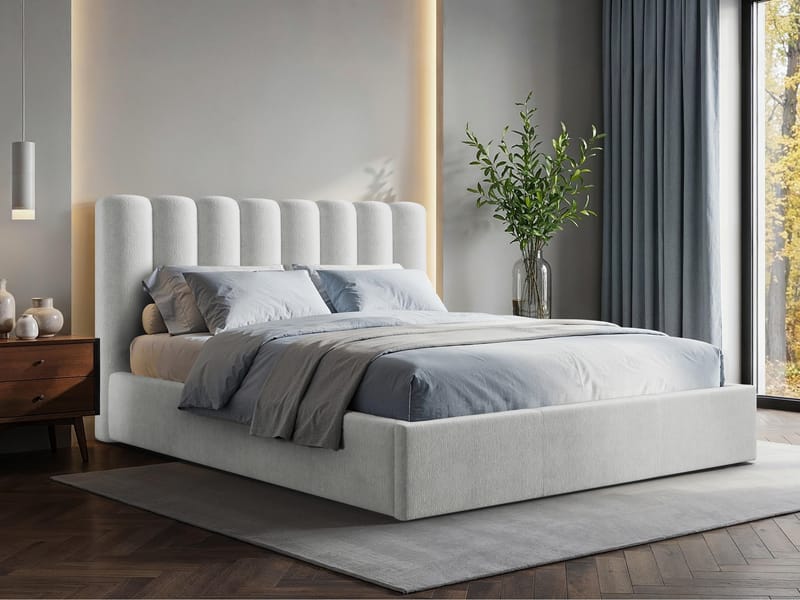 seng NO_BRAND Polstret seng NOX st.drew Margo 227.07 160x200 cm - Møbler - Senger - Sengeramme & sengestamme