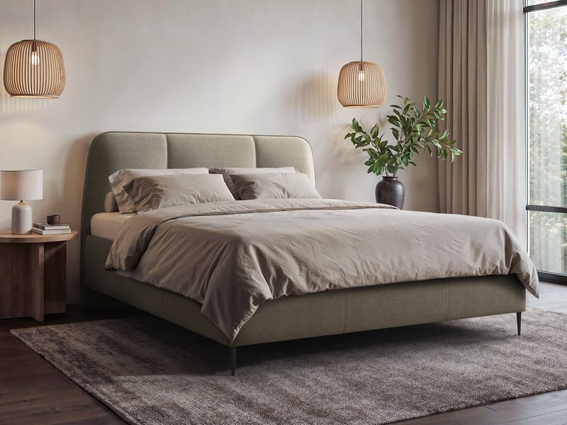 seng NO_BRAND Polstret seng OASIS st.drew Margo 227.01 160x200 cm - Møbler - Senger - Sengeramme & sengestamme