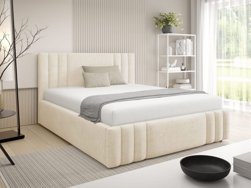 seng Ribo Nazar 225.01 140x200 - beige - Møbler - Senger - Sengeramme & sengestamme