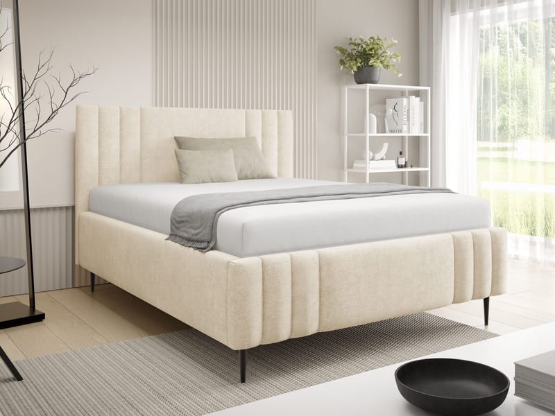seng Ribo Nazar 225.01 180x200 - beige - Møbler - Senger - Sengeramme & sengestamme