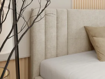 seng Ribo Nazar 225.02 180x200 - beige - Møbler - Senger - Sengeramme & sengestamme