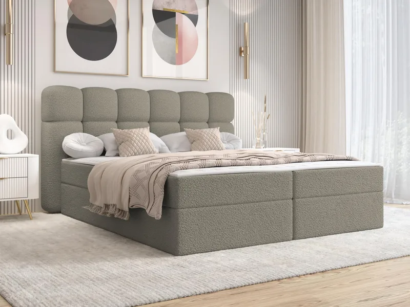 seng Softi Lambi 03 160x200 - Møbler - Senger - Kontinentalsenger