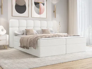 seng Softi Lambi 07 180x200 - hvit - Møbler - Senger - Kontinentalsenger