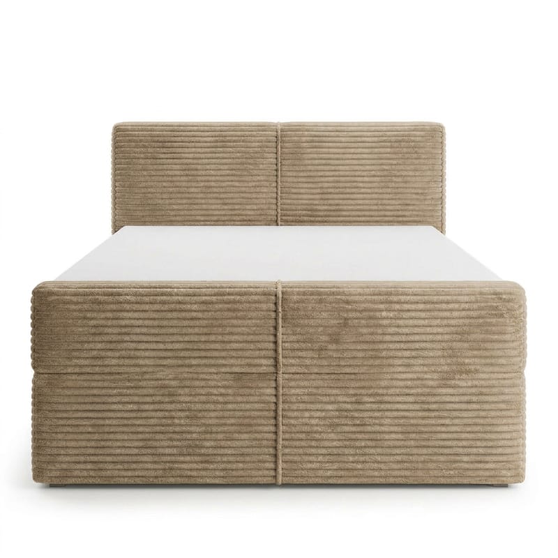 Sengepakke Kontinentalseng Sorvin 180x200 cm med oppbevaring med løftemekanisme - Varm beige - Møbler - Senger - Kontinentalsenger