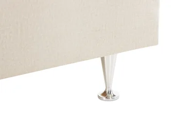Alessia Komplett Sengpakke med Oppbevaring LED-belysning 160x200 cm - Beige - Møbler - Senger - Seng med oppbevaring