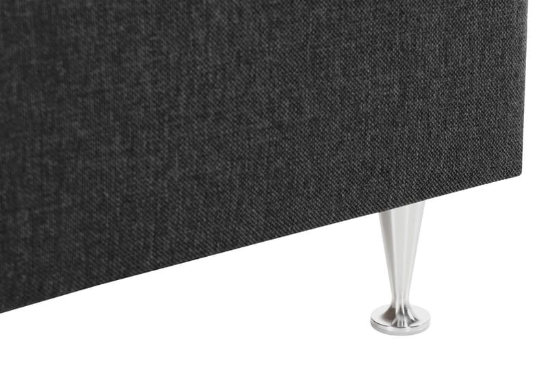 Alessia Komplett Sengpakke med Oppbevaring LED-belysning 160x200 cm - Svart - Møbler - Senger - Seng med oppbevaring