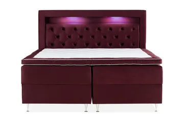 Alessia Oppbevaringsseng med LED-belysning 160x200