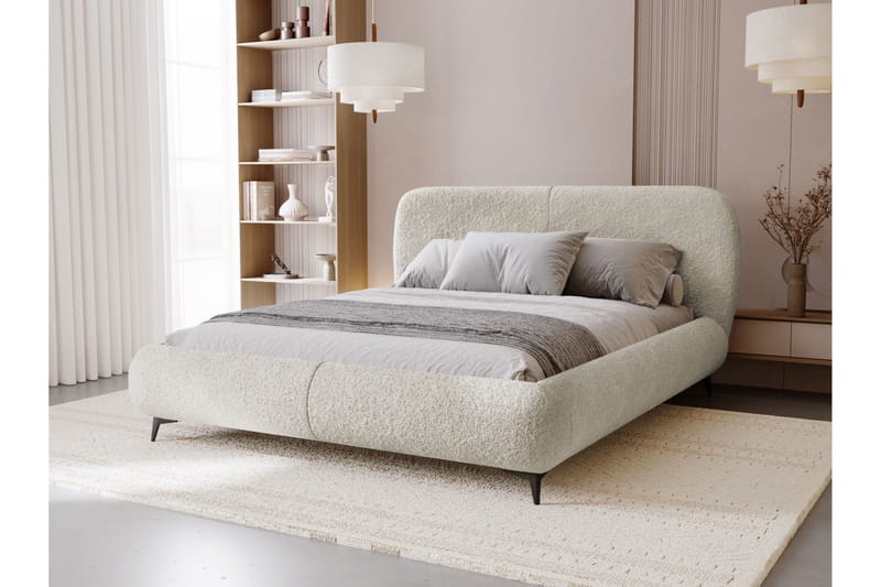 Arondel Oppbevaringsseng - Beige - Møbler - Senger - Seng med oppbevaring