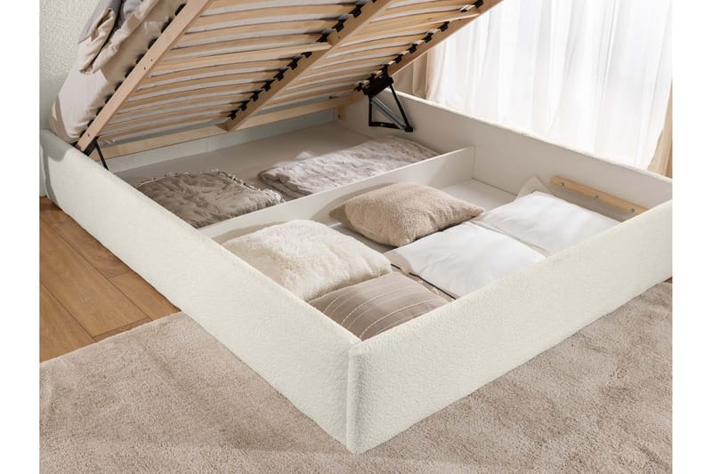 Arondel Oppbevaringsseng - Beige - Møbler - Senger - Seng med oppbevaring
