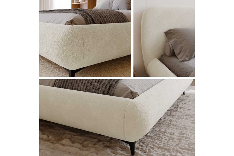 Arondel Oppbevaringsseng - Beige - Møbler - Senger - Seng med oppbevaring