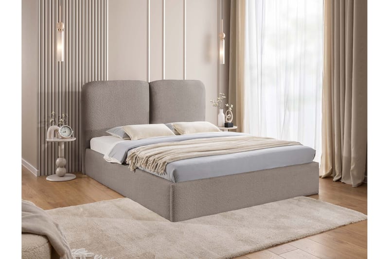 Arondel Oppbevaringsseng - Grå - Møbler - Senger - Seng med oppbevaring