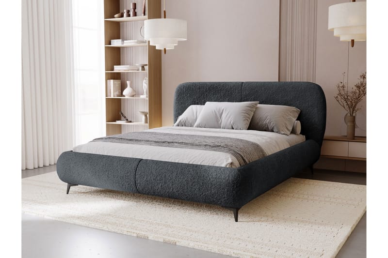 Arondel Oppbevaringsseng - Grå - Møbler - Senger - Seng med oppbevaring