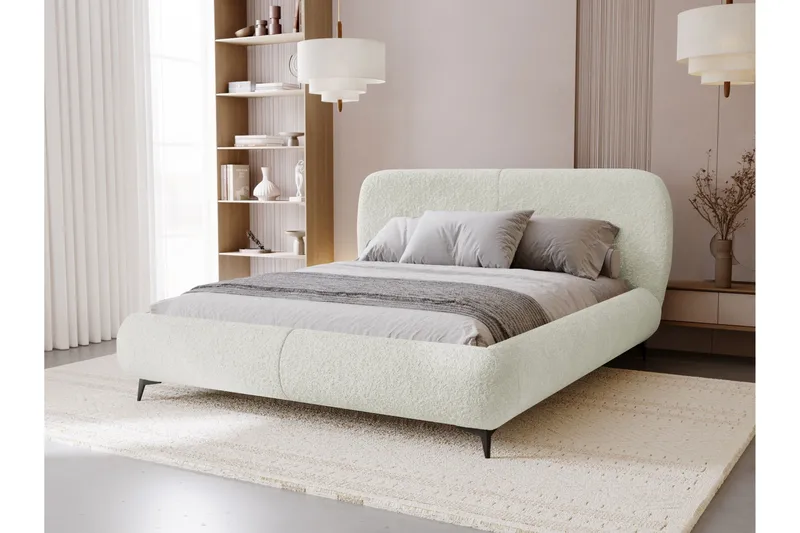 Arondel Oppbevaringsseng - Hvit - Møbler - Senger - Seng med oppbevaring