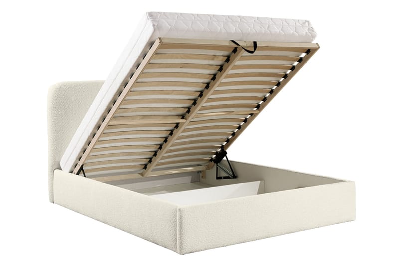 Arondel Oppbevaringsseng - Svart Og Hvitt - Møbler - Senger - Seng med oppbevaring