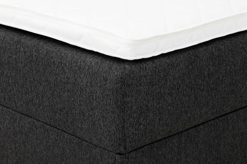 Boxy Box Bed 120x200 cm - Svart/Grå - Møbler - Senger - Komplett sengepakke
