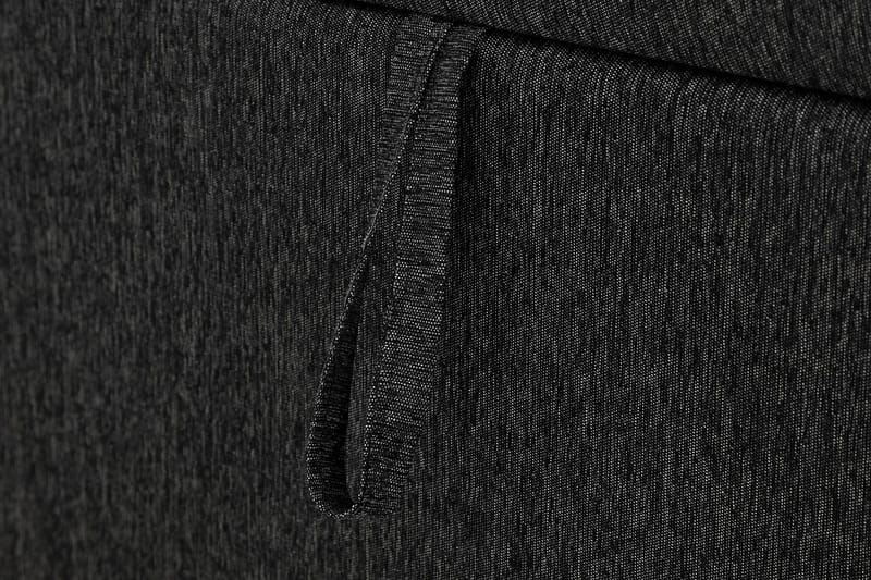 Boxy Box Bed 160x200 cm - Svart/Grå - Møbler - Senger - Komplett sengepakke