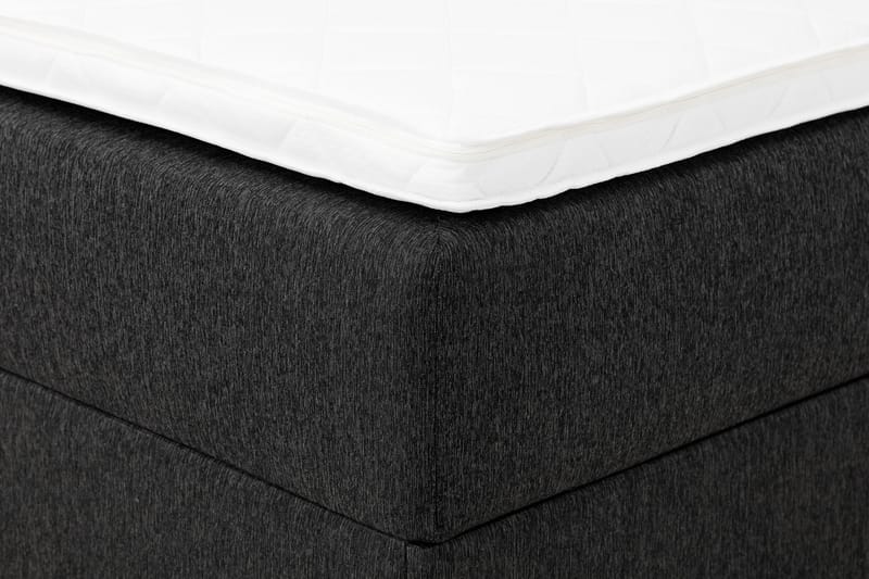 Boxy Komplett Sengepakke Box Bed 160x200 cm - Sort - Komplett sengepakke - Seng med oppbevaring